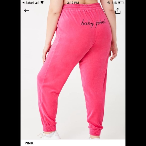 plus size baby phat sweatsuit